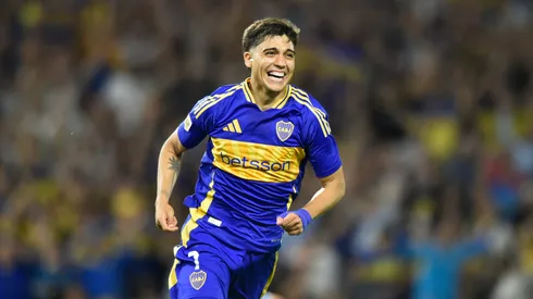 Exequiel Zeballos, delantero de Boca Juniors.