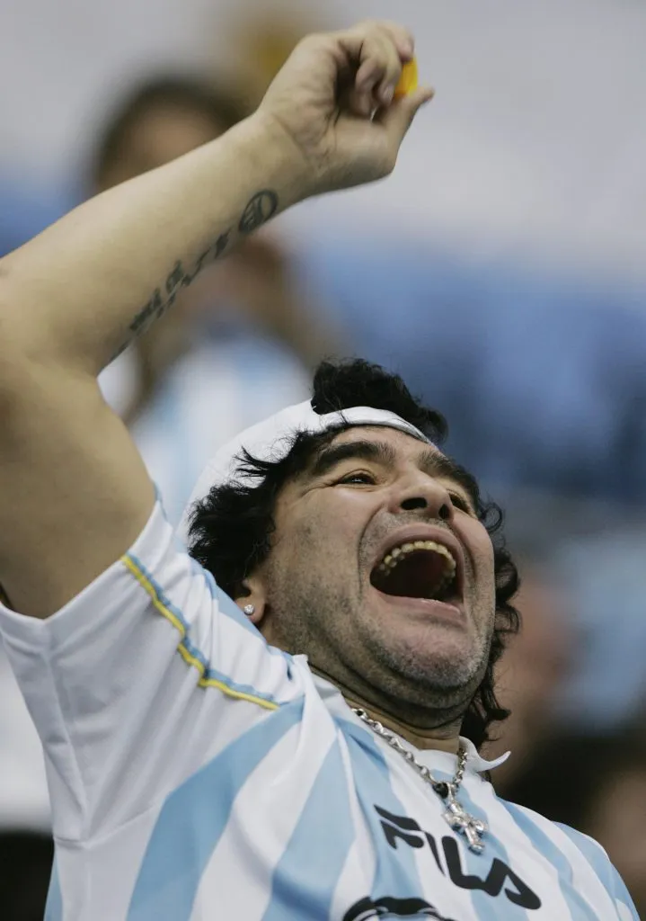 Pelusa y su costado fanático del tenis. (Foto: Getty).