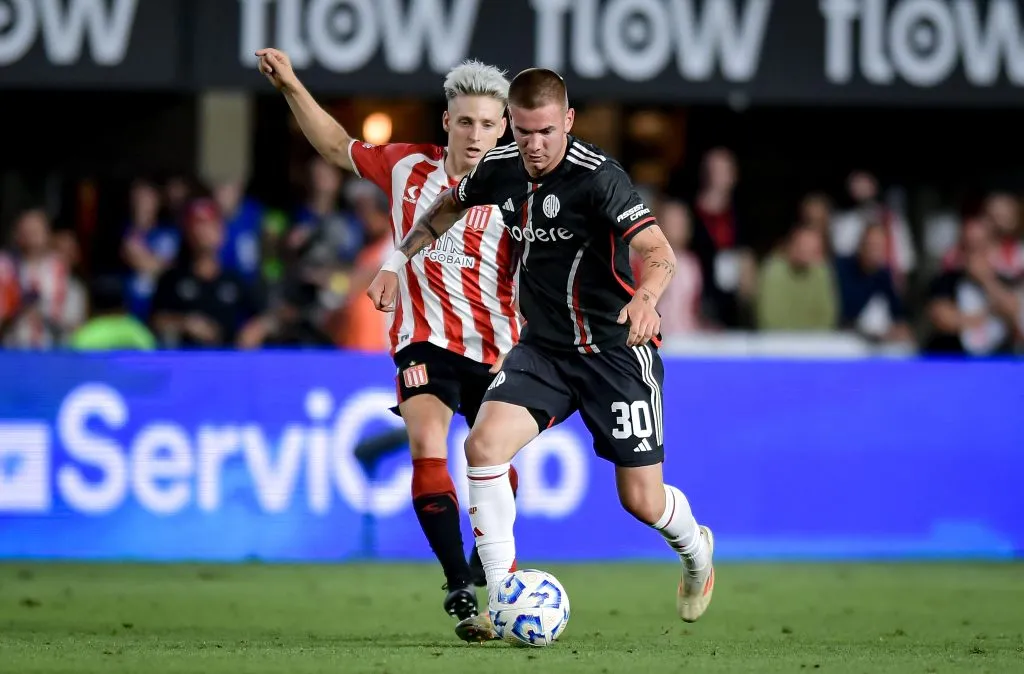 Gallardo remarcó que Mastantuono tiene mucho por evolucionar.