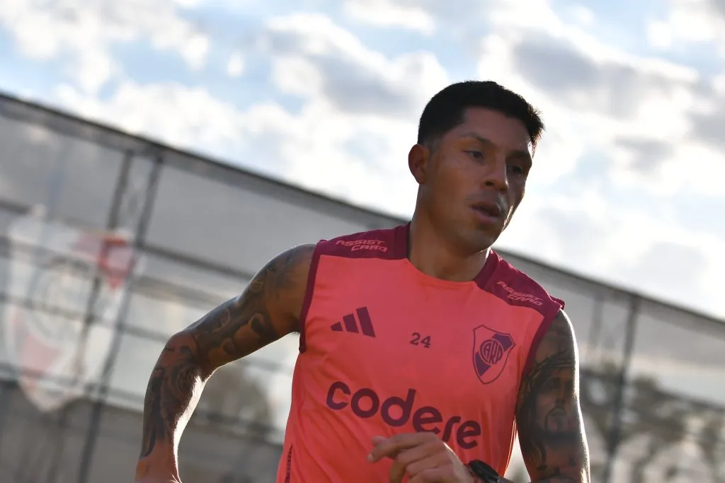 Enzo Pérez será titular el sábado ante Platense.