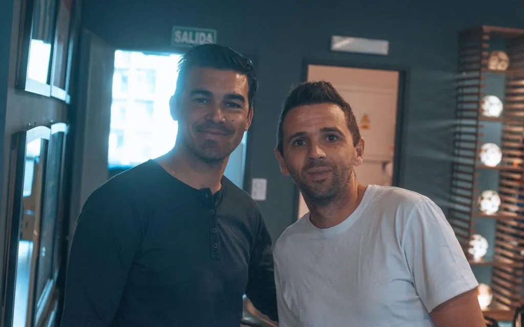 Caggiano y Montillo. (Foto: Gentileza Jeremías Caggiano).