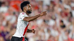 El colombiano Miguel Borja hizo un golazo contra México y está listo para enfrentar a Platense.