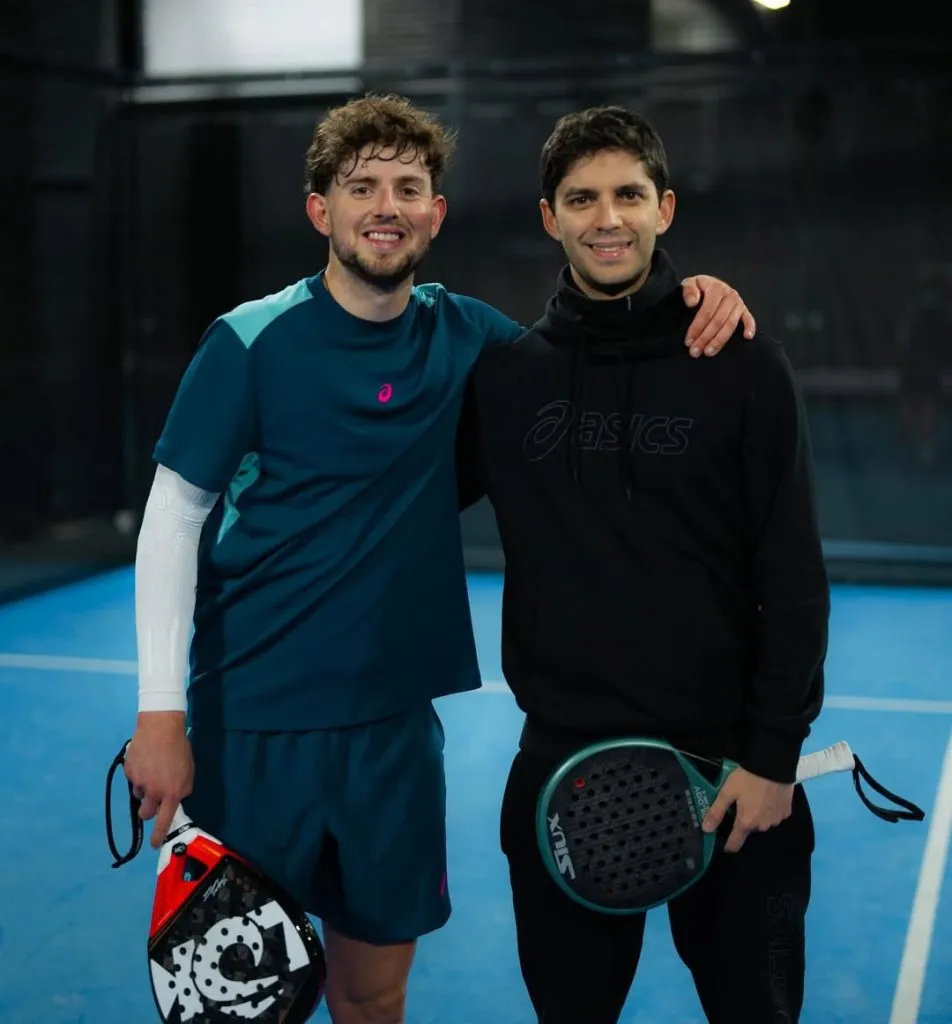 Mike Yanguas junto a Matías Marina.