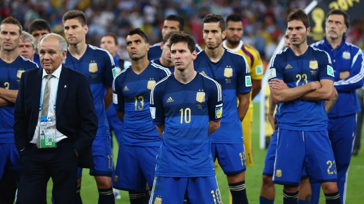 Argentina tras la final de Brasil 2014.