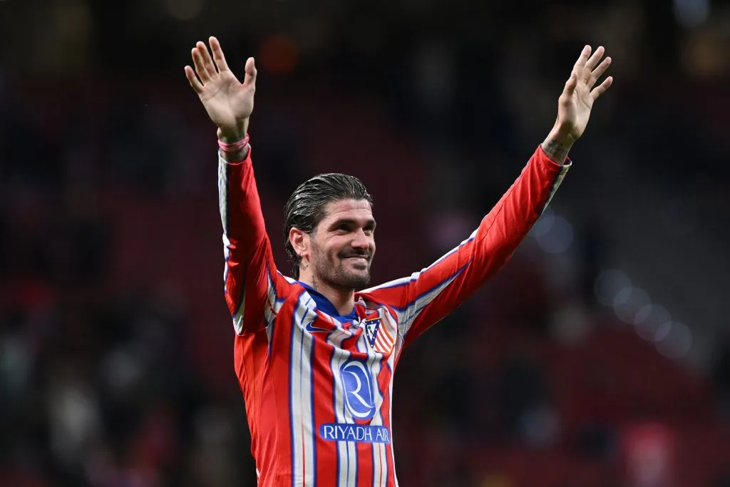 De Paul, ovacionado en el Metropolitano. (Foto: Getty).