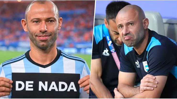 Javier Mascherano estuvo en el foco de los memes por el partido de Argentina.