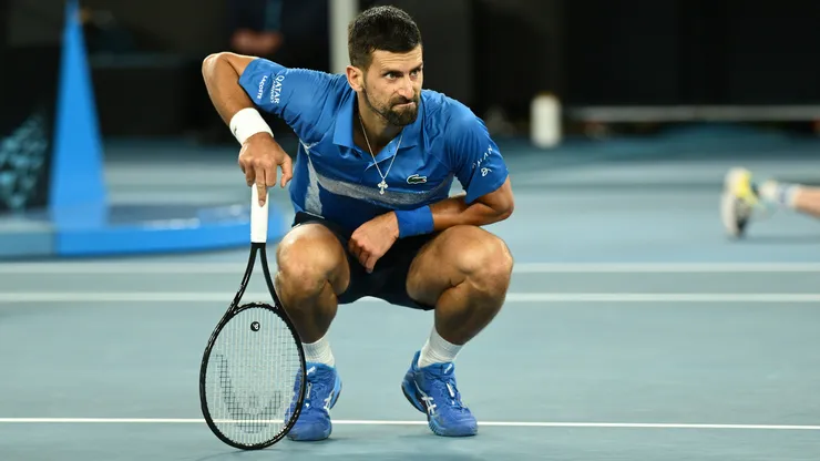 Novak Djokovic, de flojo presente.