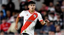 Ian Subiabre con la camiseta de River.