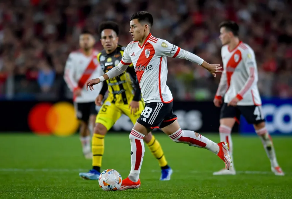 Subiabre ante Deportivo Táchira por la Copa Libertadores 2024. (Foto: Getty).