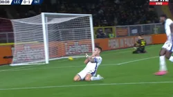 Lautaro Martínez celebra su gol ante Lecce.