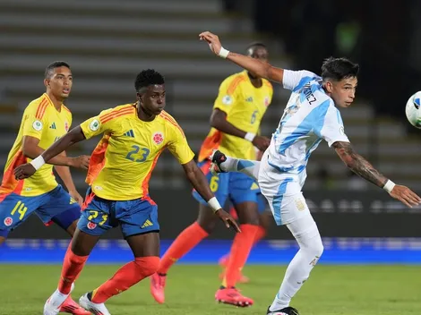 Argentina igualó con Colombia y sigue bien arriba en el Sudamericano Sub-20