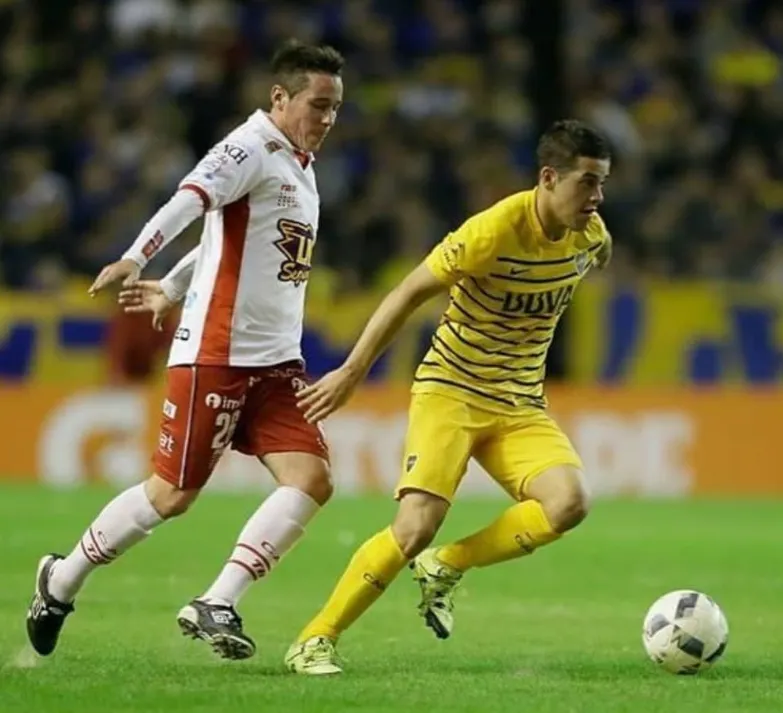 Messidoro jugó cinco partidos en la Primera de Boca. (Foto: @alexis_messidoro).