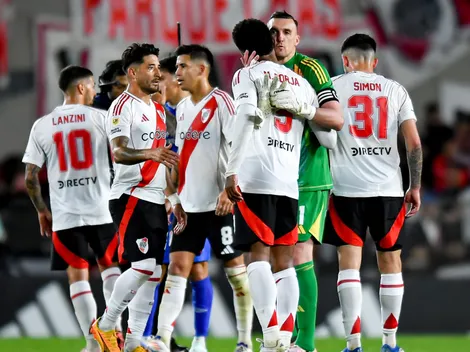 No se vio: el gesto de Borja con Armani tras el blooper en Platense vs. River