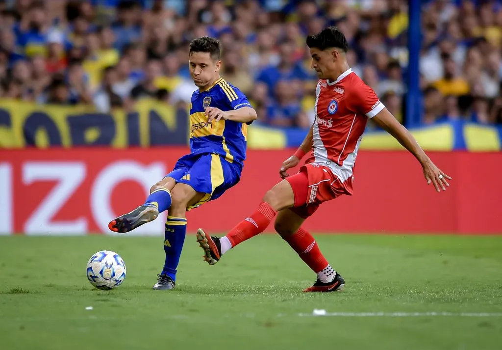 Ander Herrera cumplió el sueño de jugar en La Bombonera.