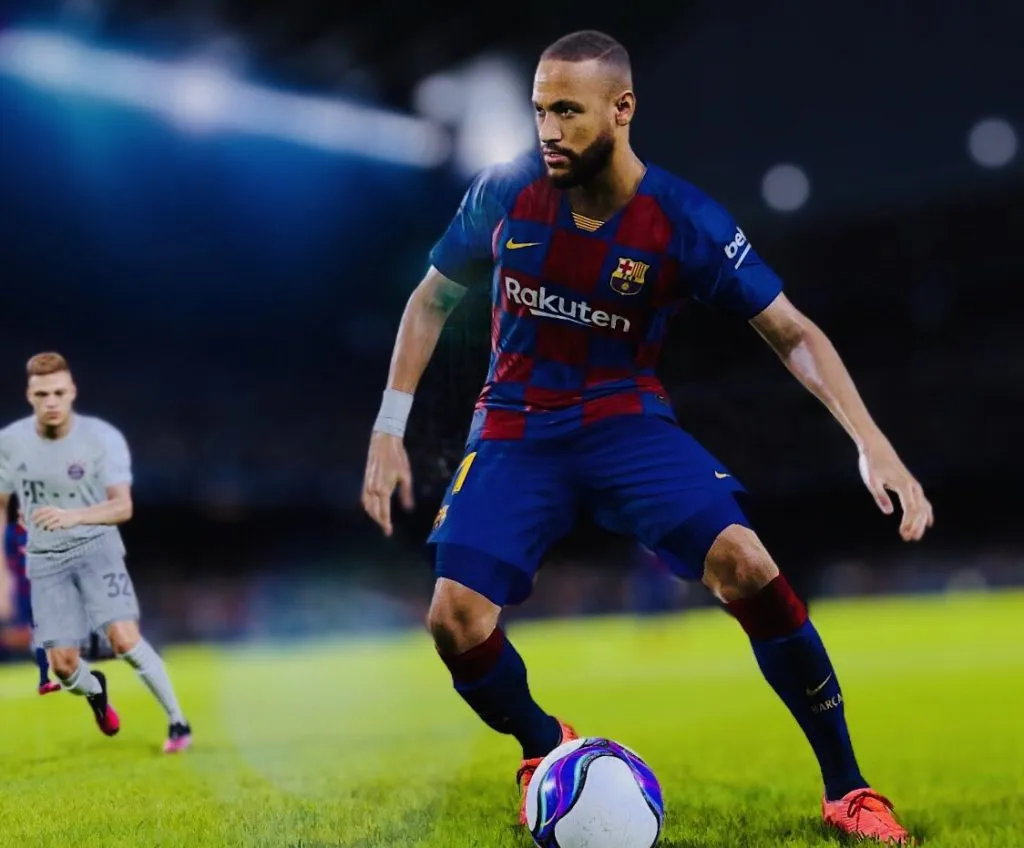 Lo mejor de Ney en los juegos de EA Sports fue con Barcelona.