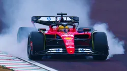 Lewis Hamilton y su primer choque con la Ferrari