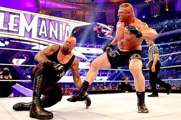 Brock Lesnar acabó con la racha del Undertaker en WrestleMania XXX.