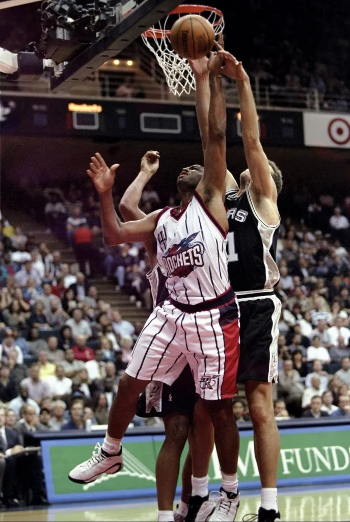 Charles Barkley durante su etapa en Houston Rockets. (Getty Images)
