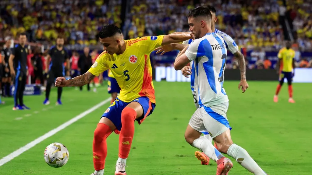 Kevin Castaño disputó la final ante Argentina de la Copa América con Colombia (Getty Images).