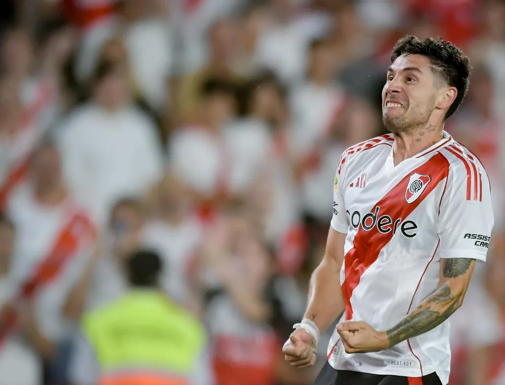 Gonzalo Montiel, el héroe de River ante Instituto. (Foto: Getty).