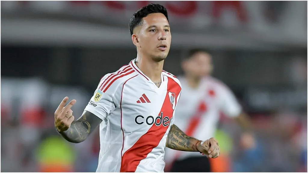 Sebastián Driussi en su retorno al Millonario.