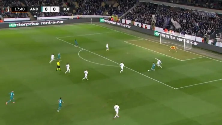 Pese al extraordinario gol de Luis Vázquez, Anderlecht perdió ante Hoffenheim por la Europa League
