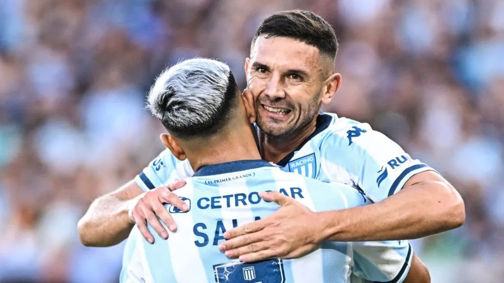 Maxi Salas y Adrián Martínez estarían ante Independiente. (Foto: Prensa Racing)