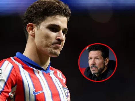 Julián Álvarez corre riesgo de perderse el clásico vs. Real Madrid y el Cholo Simeone reveló lo qué hará con él