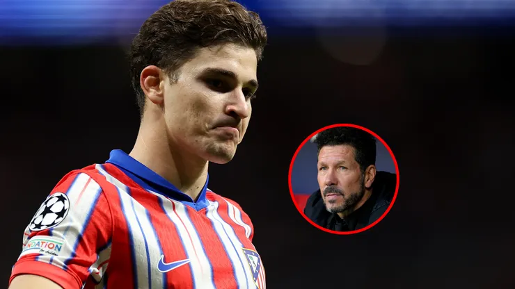 Diego Simeone habló de Julián Álvarez en la conferencia de prensa.