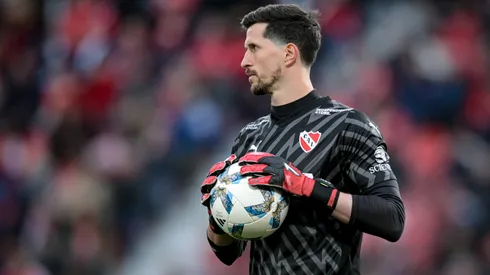 Rodrigo Rey, arquero de Independiente, una de las figuras del fútbol argentino.