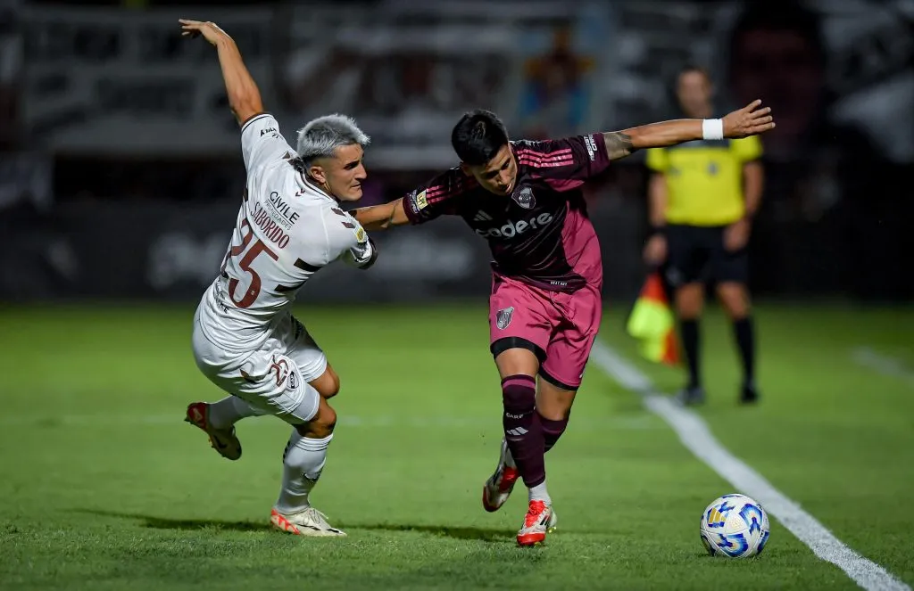 Meza fue titular en los dos primeros partidos que disputó River en el Apertura de la Copa de la Liga.