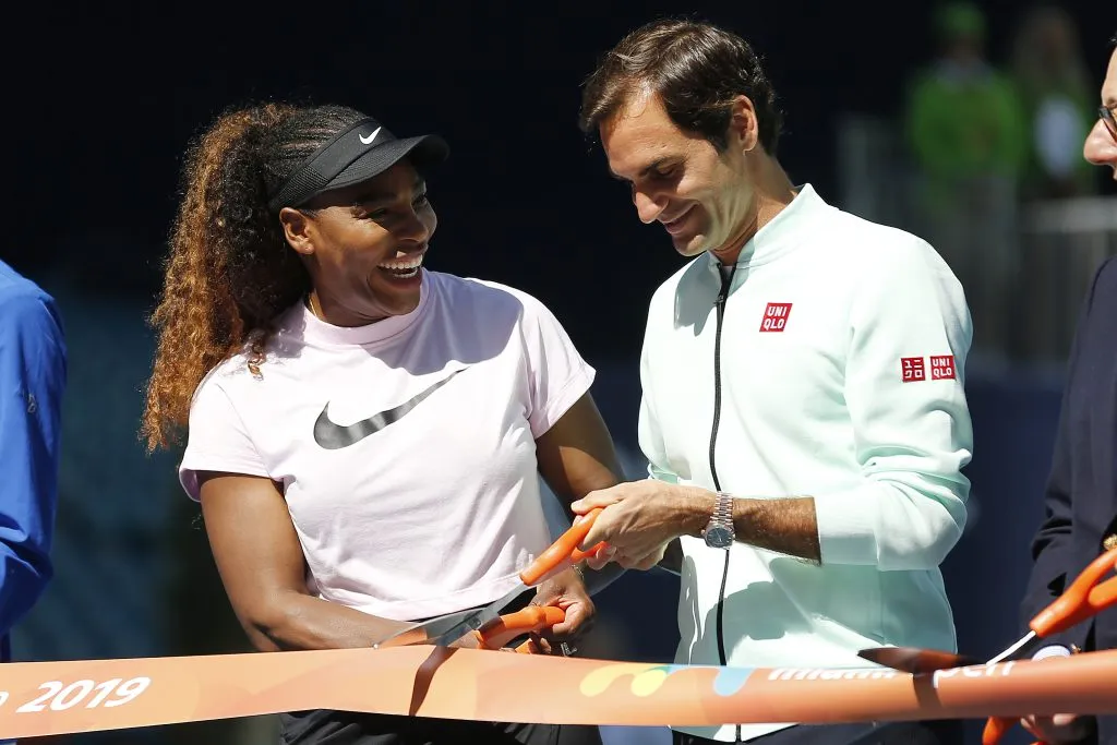 Serena Williams y Federer, dos de los grandes tenistas de toda la historia