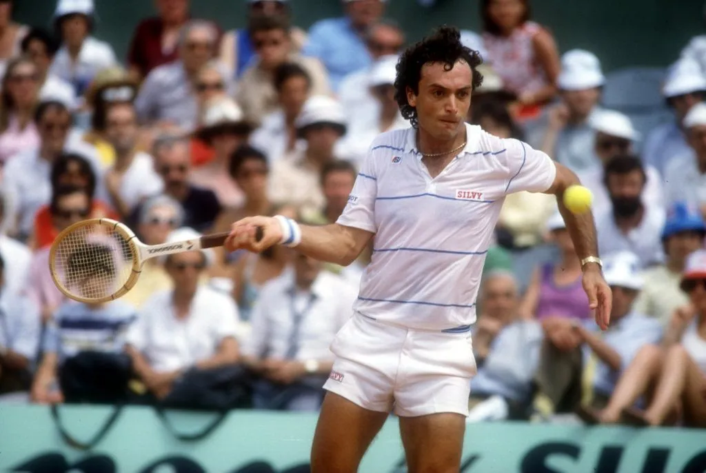 Clerc, una de las mejores derechas del circuito en la década del 80. (Foto: Getty).