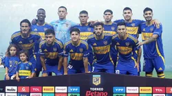 La formación de Boca ante Huracán.