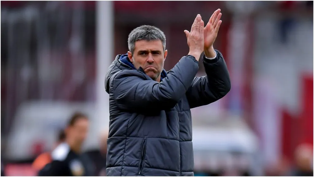 Julio Vaccari, el DT de Independiente.