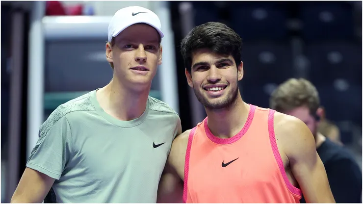 Jannik Sinner y Carlos Alcaraz