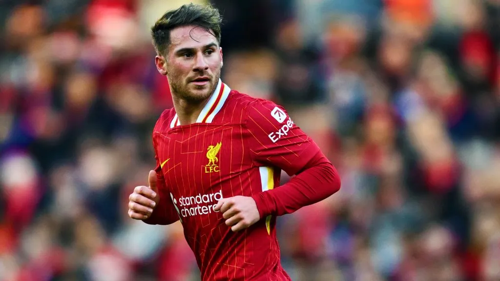 Alexis Mac Allister como jugador del Liverpool