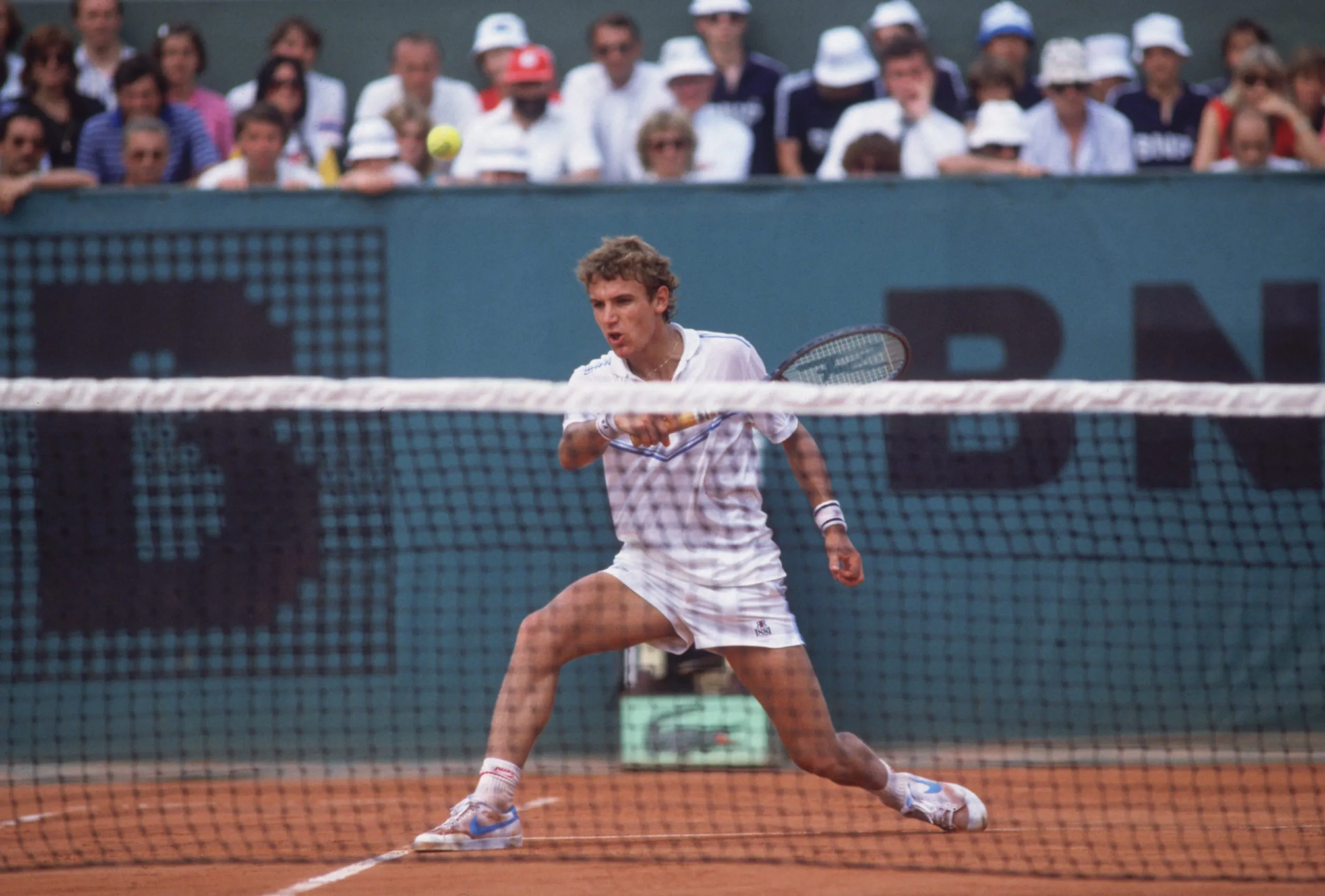 Wilander en Roland Garros 1983. (Foto: Getty).