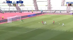 A lo Batistuta: el tremendo gol que hizo Agustín Ruberto para que Argentina le gane a Chile