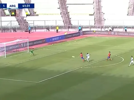 A lo Batistuta: el tremendo gol que hizo Agustín Ruberto para que Argentina le gane a Chile