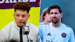 Patrick Mahomes habló sobre Messi en la atención a los medios antes del Super Bowl.