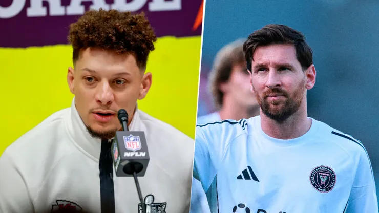 Patrick Mahomes habló sobre Messi en la atención a los medios antes del Super Bowl.