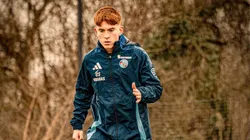 El Colo Barco, suplente en Racing de Estrasburgo vs. Angers