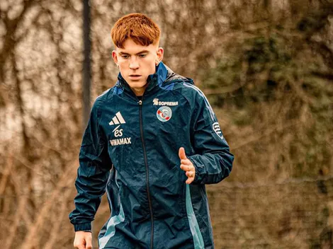 El Colo Barco, suplente en Racing de Estrasburgo vs. Angers