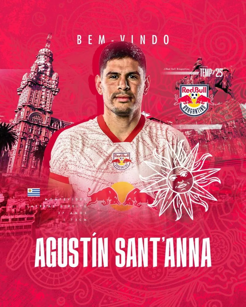 Así presentó Bragantino a Sant’Anna.