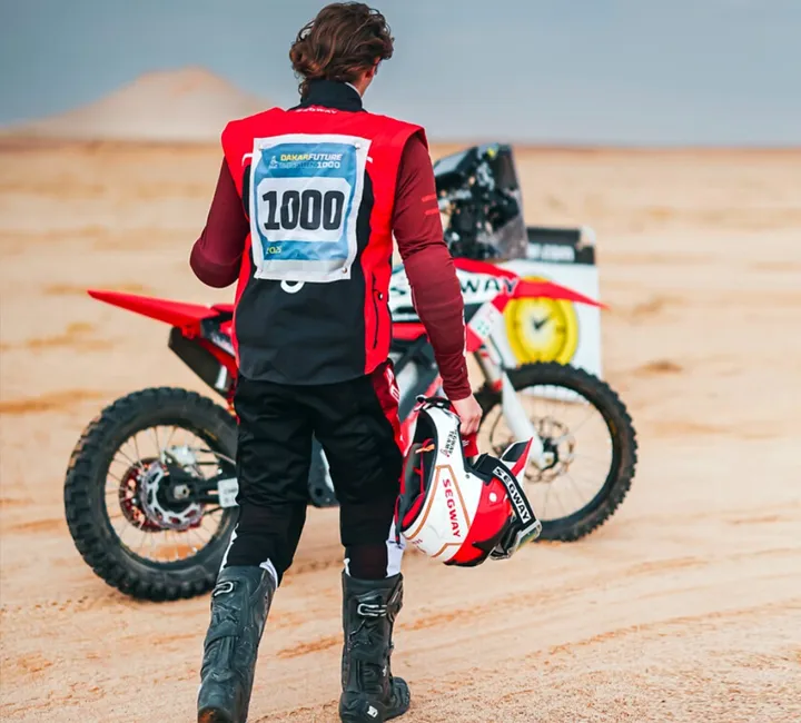 Campeón de la Mission 1000 en Moto y pensando en la próxima edición.