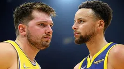 Luka Doncic y Stephen Curry, frente a frente en la NBA.