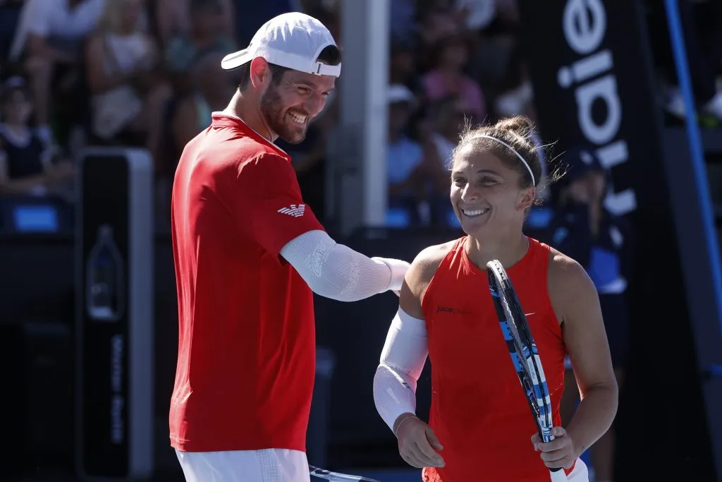 Andrea Vavassori y Sara Errani. (Foto: Getty).