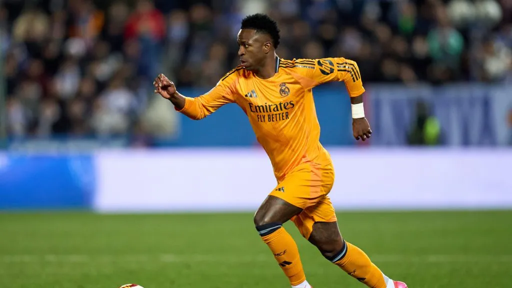 Vinícius Júnior, en el Leganés vs. Real Madrid por Copa del Rey (Angel Martinez/Getty Images).