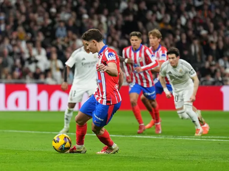 Gol de Julián: picó un penal en el Bernabéu para poner en ventaja al Atlético